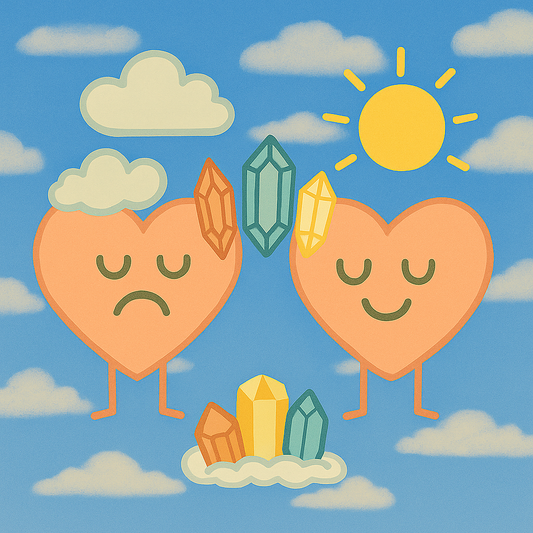 Crystal Therapy Session for Stress Release, Resilience + Energetic Renewal Support - 90 mins
