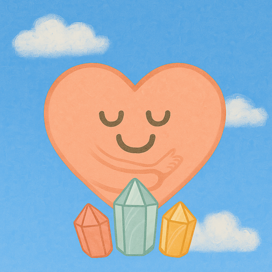 Crystal Therapy for Grief, Heart Healing + Self-Love Support - 90 mins